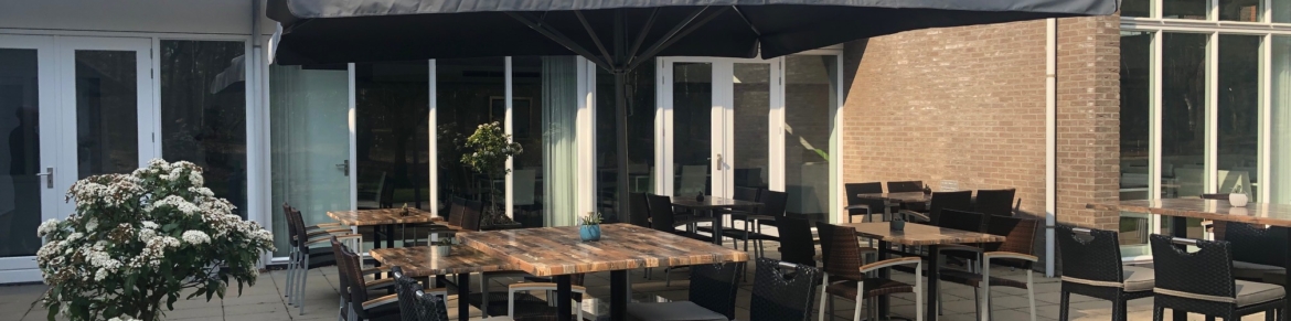 Restaurantterras recht voor